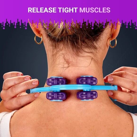 Massotherapy Self Massage tention Tools Roller for Neck Trigger Point Massager - Picture 6 of 7